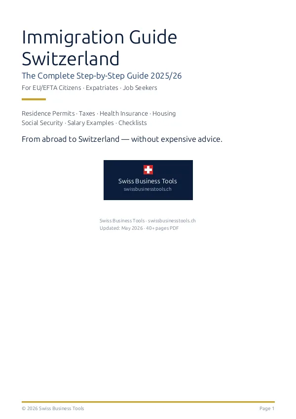 Immigration Guide Switzerland - Your Complete Relocation Guide