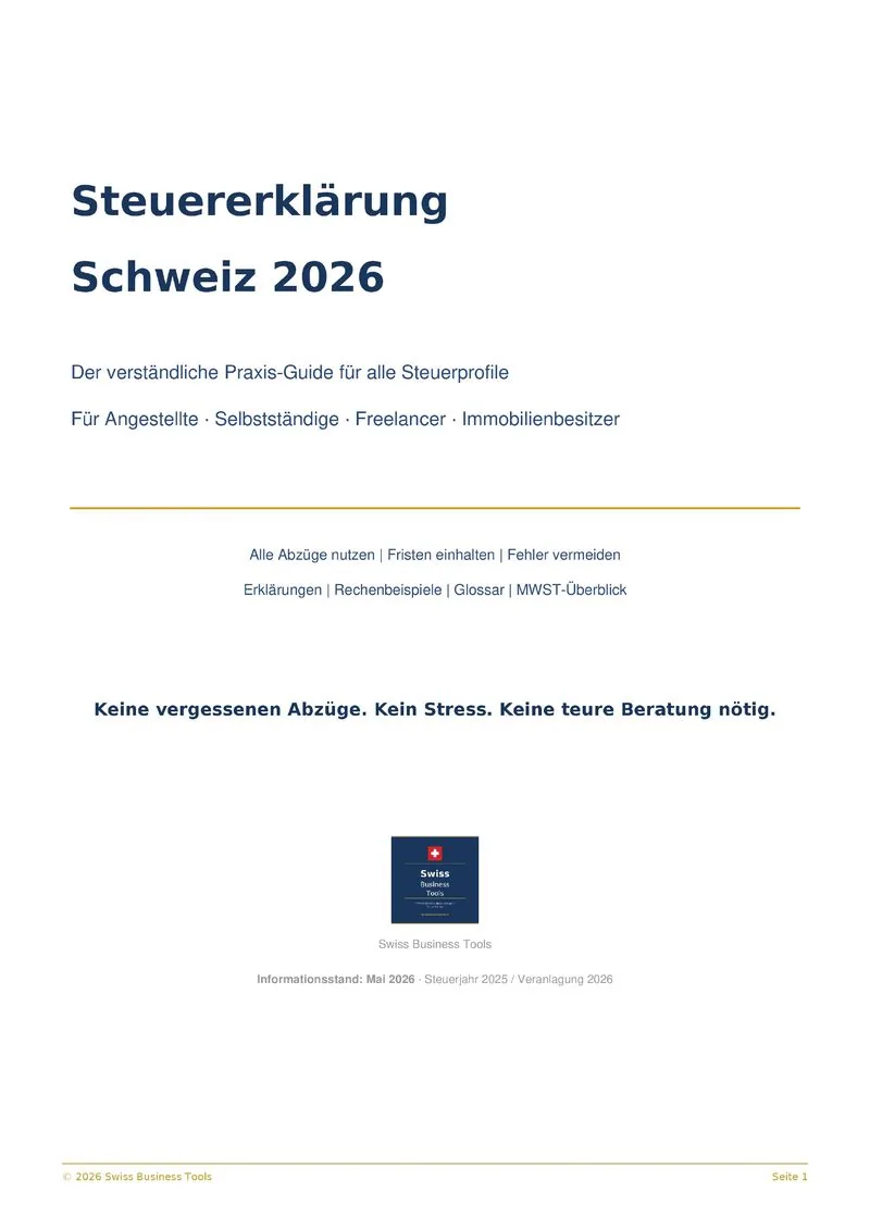 Steuererklärung Vorschau 1