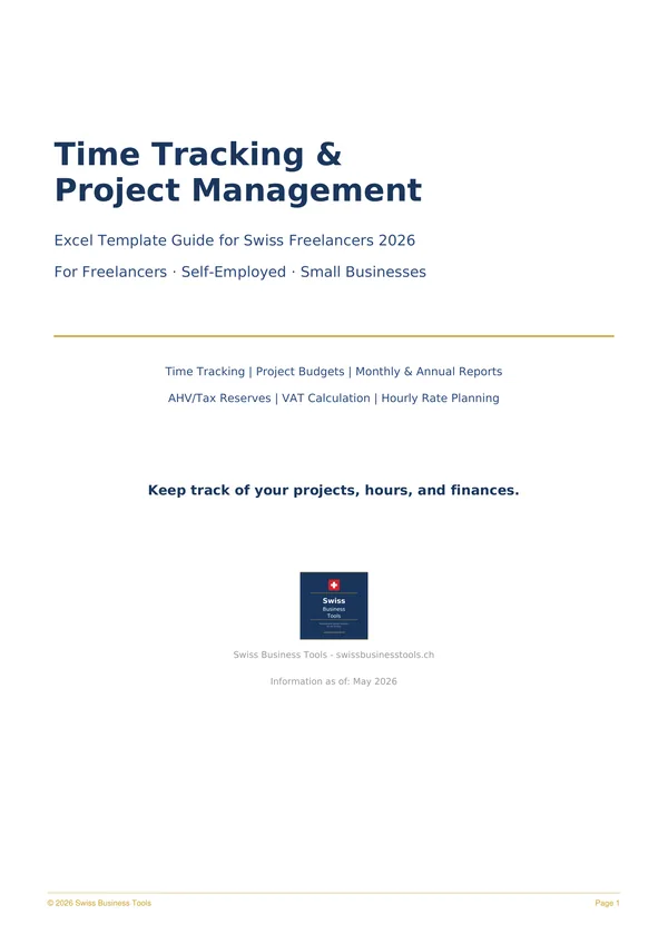 Time Tracking Template Switzerland Excel preview